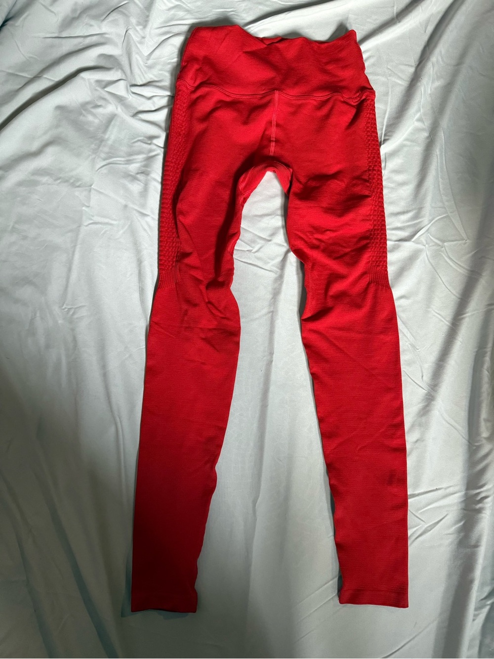 Alphalete Red Seamless High-Waist Leggings